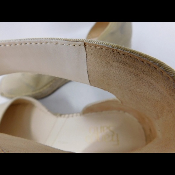 Franco Sarto Women's Bessa Size 11 Espadrille Platform Pumps Sandals Beige Shoes - Picture 9 of 10